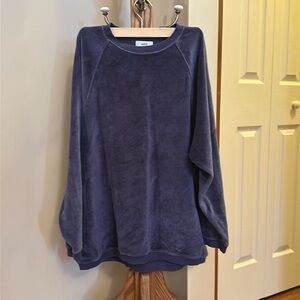 Aerie Velour Crew Neck Sweatshirt